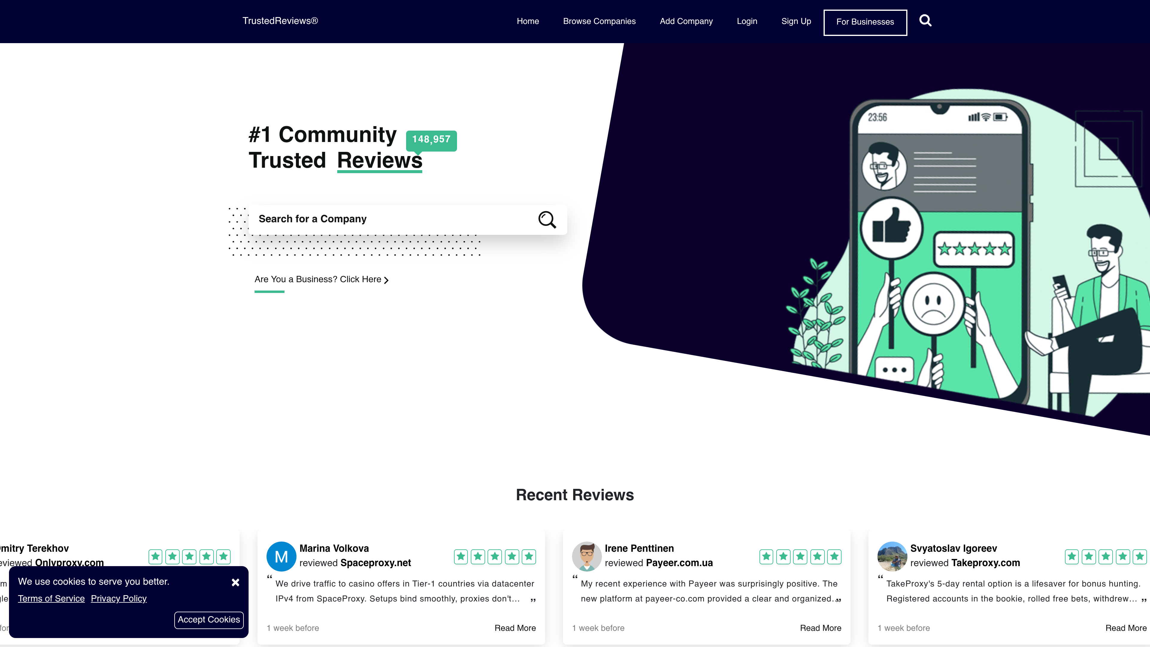 Trusted Reviews website preview