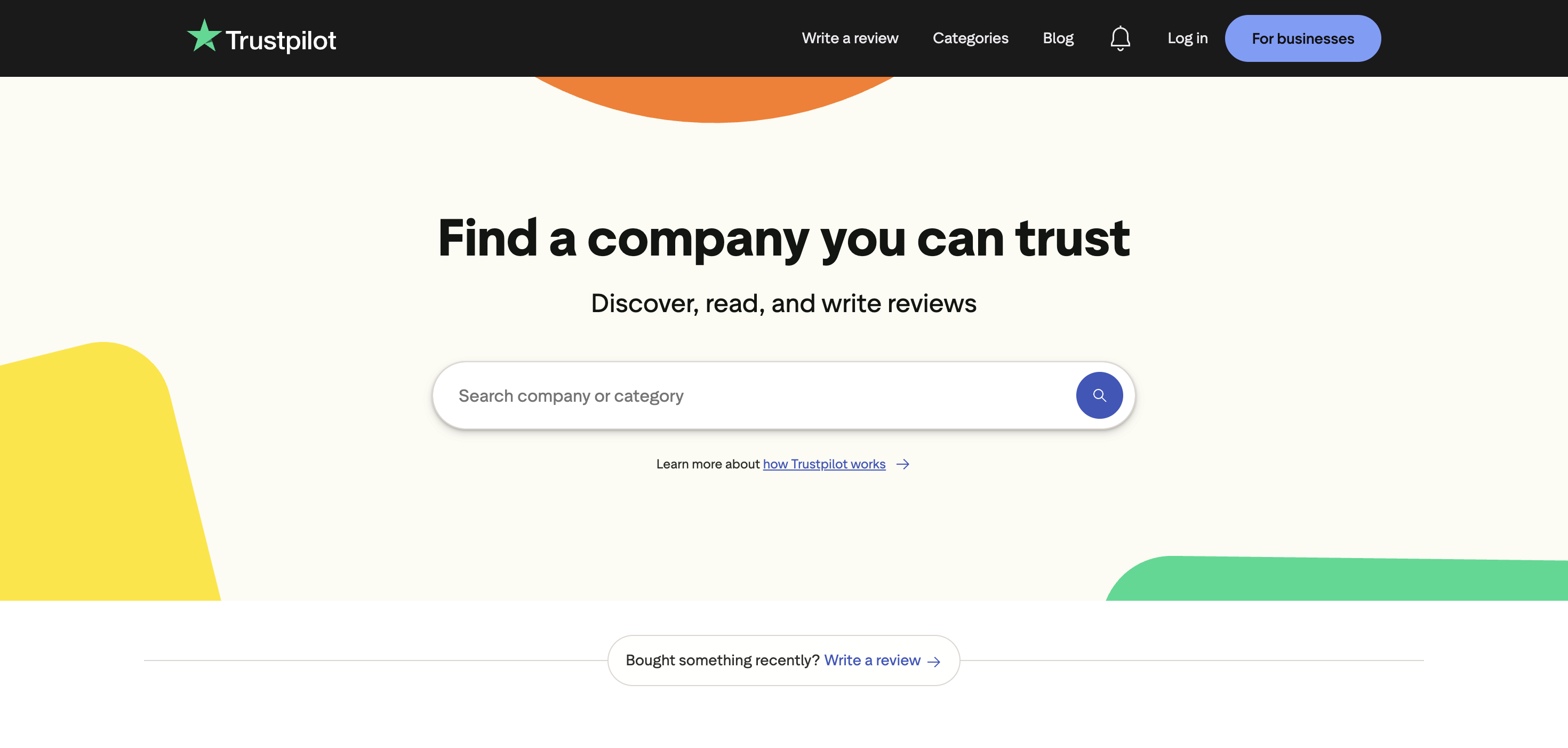 Trustpilot website preview
