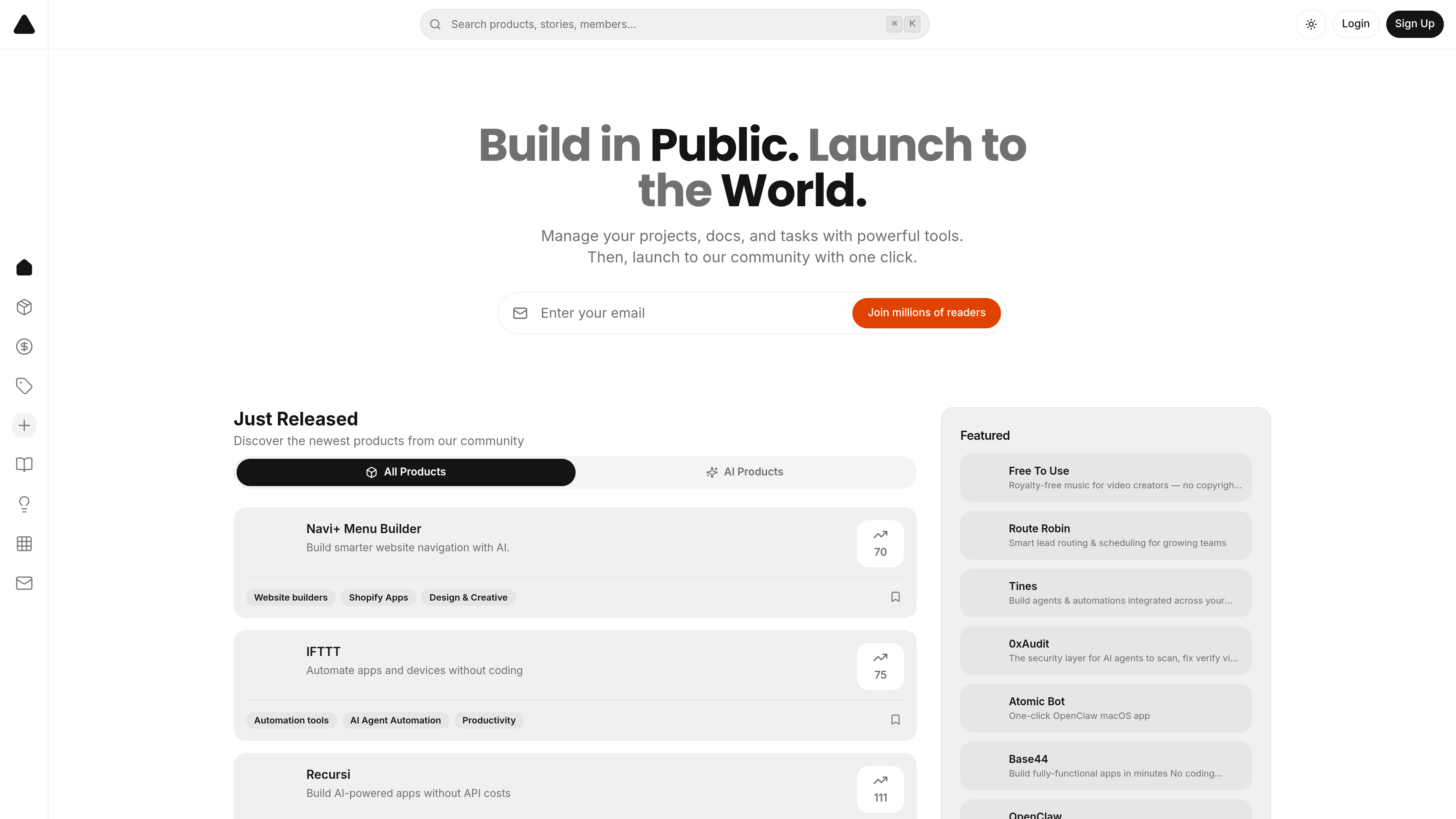 Versily website preview